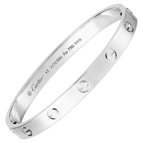 cartier love white gold bracelet